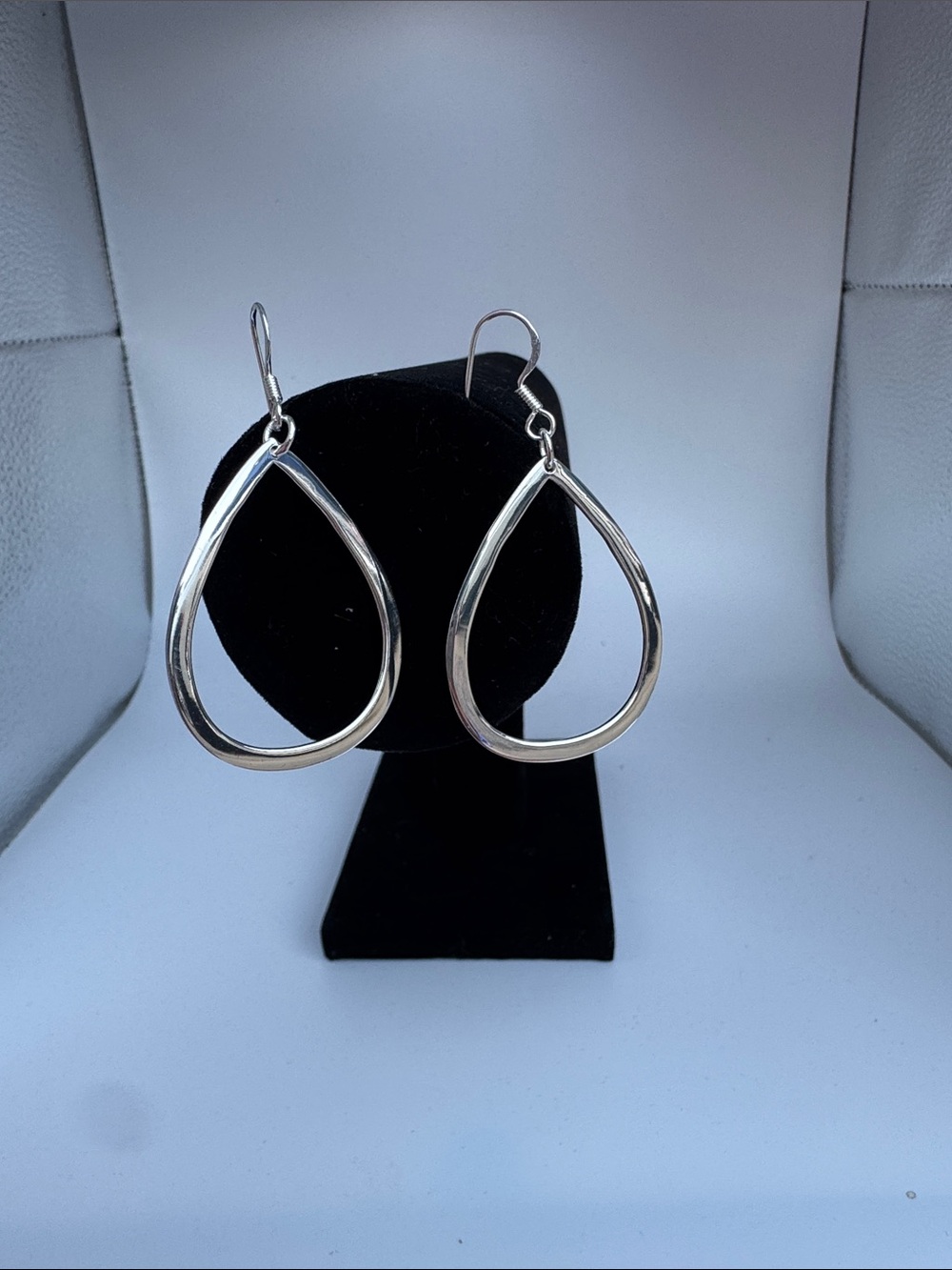 Elegant Silver Teardrop Dangle Earrings for Women